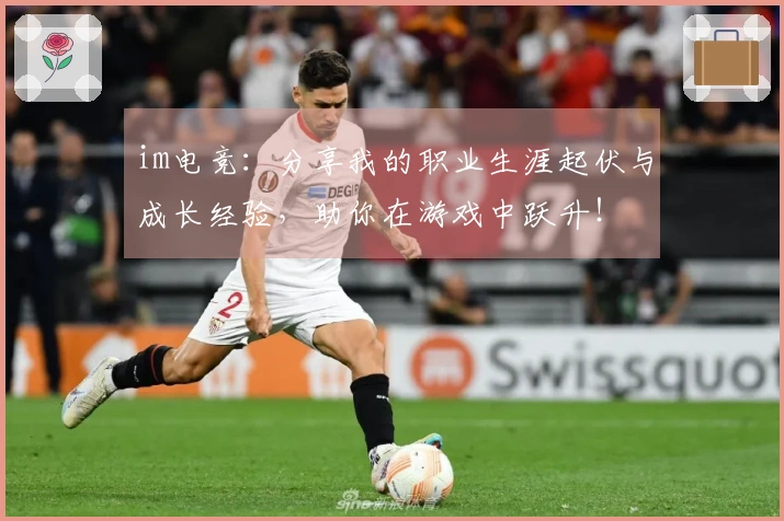 im电竞：分享我的职业生涯起伏与成长经验，助你在游戏中跃升！